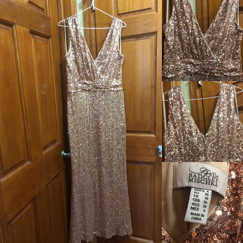 Sequin Ball Gown dress.